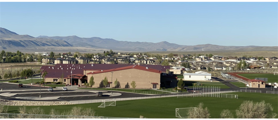 Adobe Middle School, NV, panarama